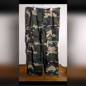 Men's Military Combat Camouflage Adjustable Pants Size: X-Large Regular